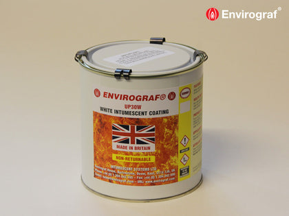 Fire protection coating for UPVC