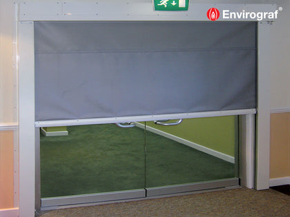 Fire and smoke drop curtain (Auto/Manual Reset)- Passive Fire Protection Products 